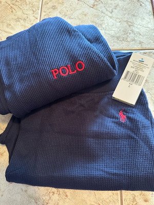 Ralph Lauren Polo men's pajamas new, blue, large