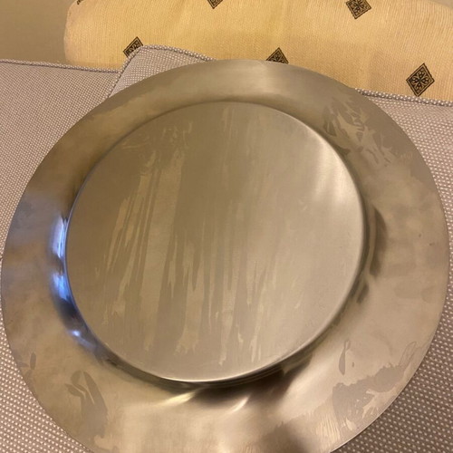 Sambonet oval tray from Kosta Boda like new with beautiful design