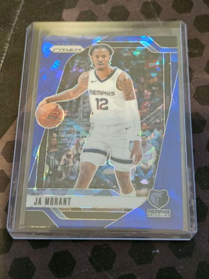 Κάρτα 2024-25 Panini Prizm Ja Morant Blue Cracked Ice Prizm καινούργια