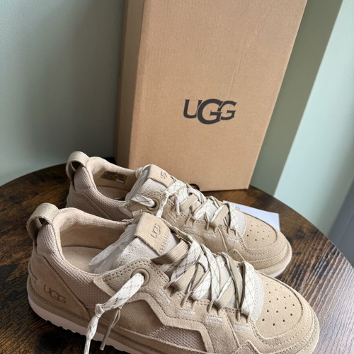 Ugg Minimel sneakers, genuine leather, beige, size 38