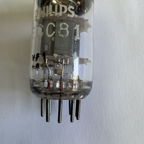Philips ECC81 / 12AT7 Vacuum Tube like new, vintage