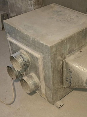 Bubble ventilation motor used in galvanized box