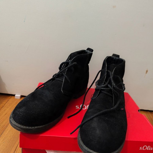 Black ankle boots A.L.E. size 39 used, casual