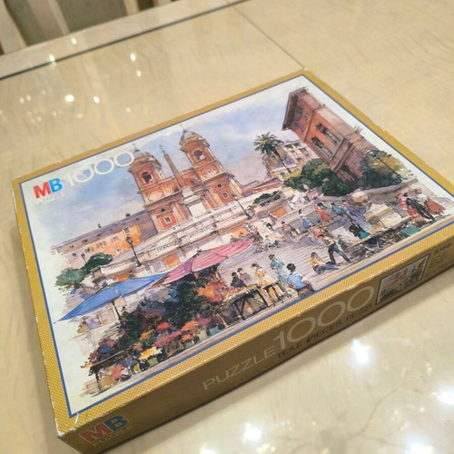 Puzzle with colorful city image 1000 pieces new BGM1001