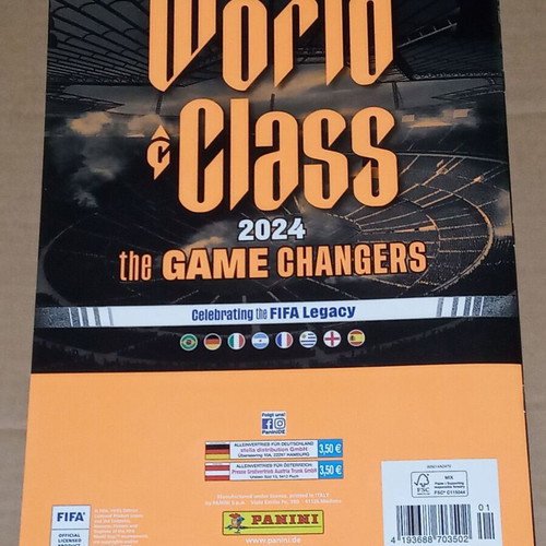 Panini World Class Game Changers 2024 empty sticker album German Austrian edition