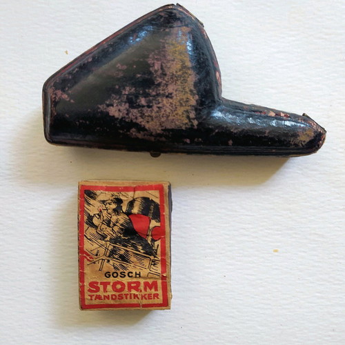 19th Century Carved Wooden Pipe Used, Riki Wood