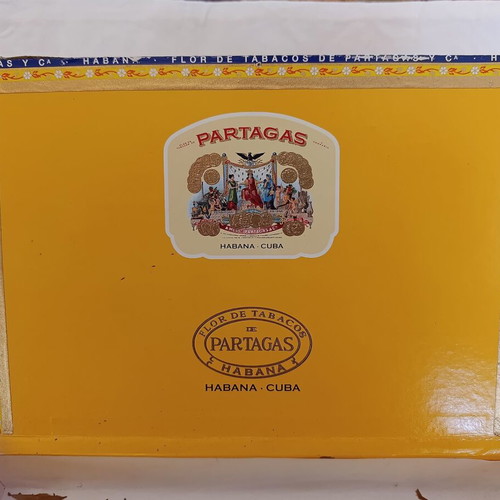 Partagás Mille Fleurs Cigar Box 25’s used, authentic Cuban 2023 edition