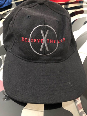 X-FILES Believe The Lie Baseball Cap with Embroidered Logo new