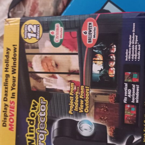 Window Projector new, with adjustable screen and tripod