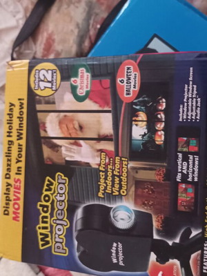 Window Projector new, with adjustable screen and tripod