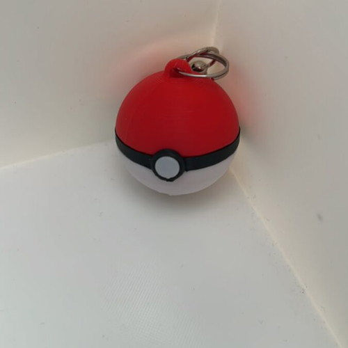 3D Printed Pokéball Keychain, Pokémon