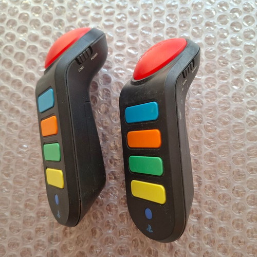 Wireless Buzzers used, pack of 2 for PlayStation 3 Buzz! games