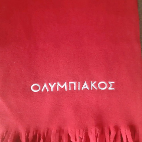 Olympiacos fleece scarf new, authentic boutique product