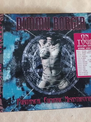 Dimmu Borgir Puritanical Euphoric Misanthropia CD μεταχειρισμένο με bonus track και poster μπάντας