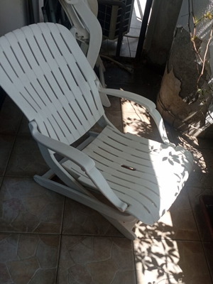 Garden chairs folding used, good quality