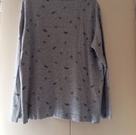 Blouse used, gray-blue, size L