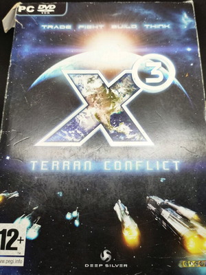 X3 Terra Conflict PC used, space simulation 2008