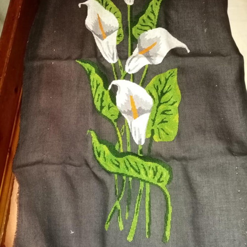 Handmade embroidery like new for frame
