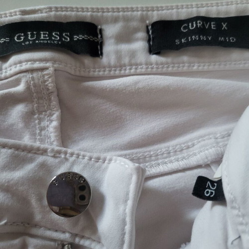Guess white pants no26 like new