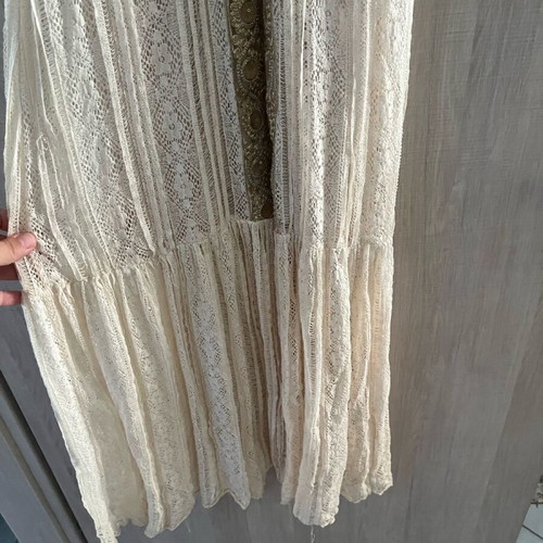 Lace dress beige and gold medium Maki Philosophy like new