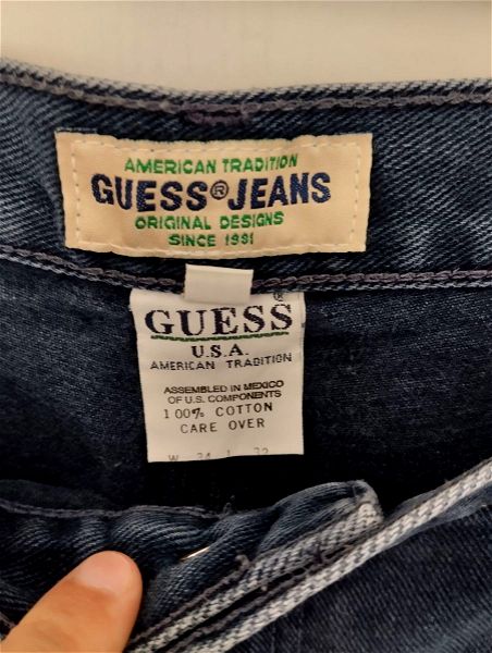 Guess jeans U.S.A mple tzin panteloni 100% vamvakero W 34 L 32
