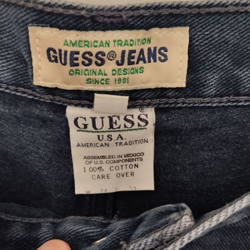 Guess jeans U.S.A blue denim pants used W 34 L 32