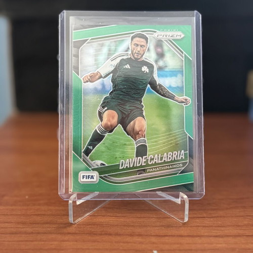 2025 Panini Prizm FIFA Calabria Green/5 Panathinaikos card