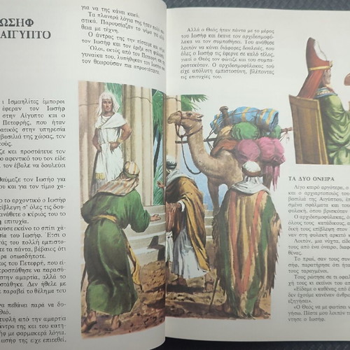 Illustrated Bible used, hardcover, Greek