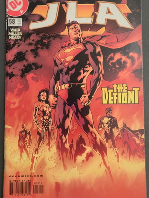 JLA #58 DC Comics comic book used, November 2001