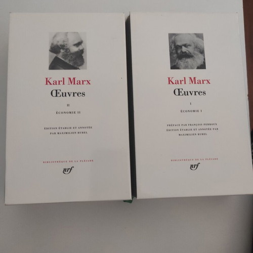 Karl Marx Oeuvres Economie 1 & 2 new, French