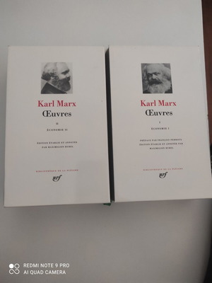 Karl Marx Oeuvres Economie 1 & 2 new, French