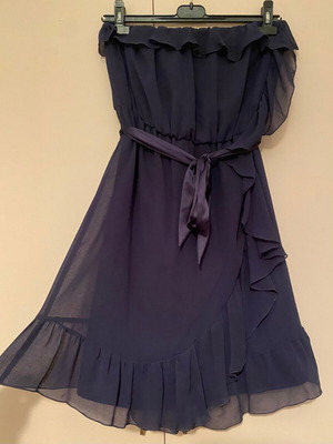 Strapless dress H&M like new with satin ribbon, size M