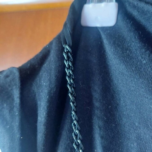 Lynne blouse like new, size M, black and gray