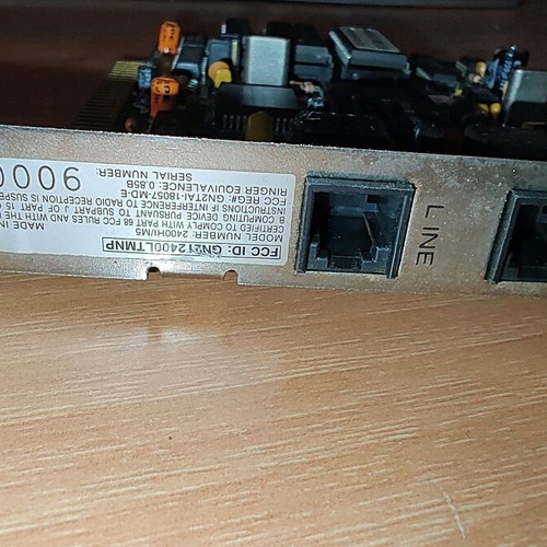 GoldStar modem 2400 8bit ISA used