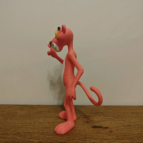 Pink Panther figure 20 cm made of PLA plastic like new