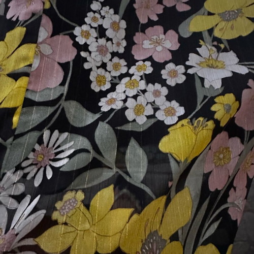 Zara silk floral maxi dress like new, medium large