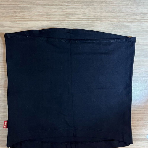 Iso fitted strapless black top like new size M