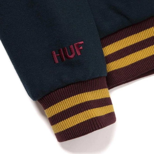 HUF x Miles Davis Pangaea Varsity Jacket new, men's size L, wool blend