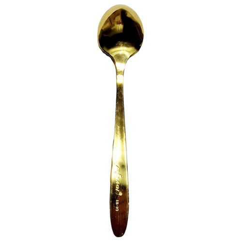 Gold cutlery set of 4 pieces, new