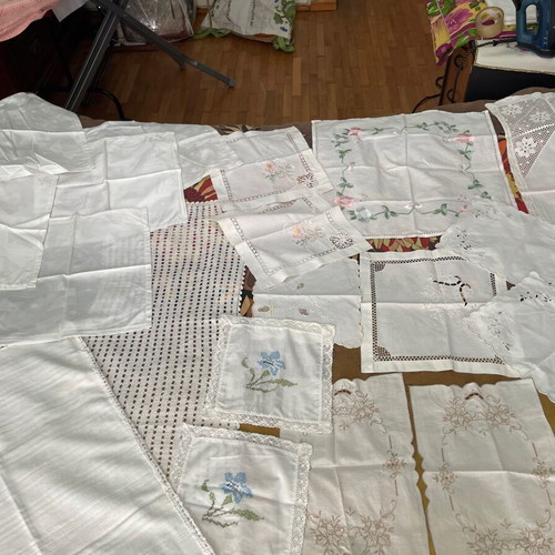 Vintage napkins used, pack of 20