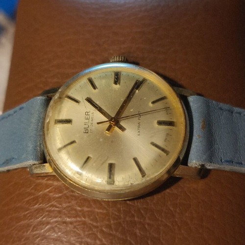Buler Extra Flat 17 Jewels Swiss Made Vintage Mechanical Watch