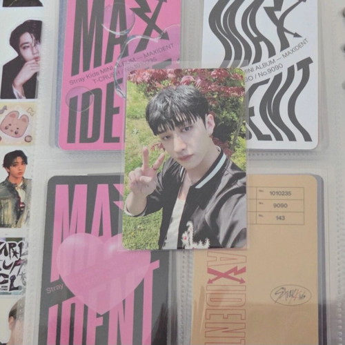 Bangchan photocard Maxident like new
