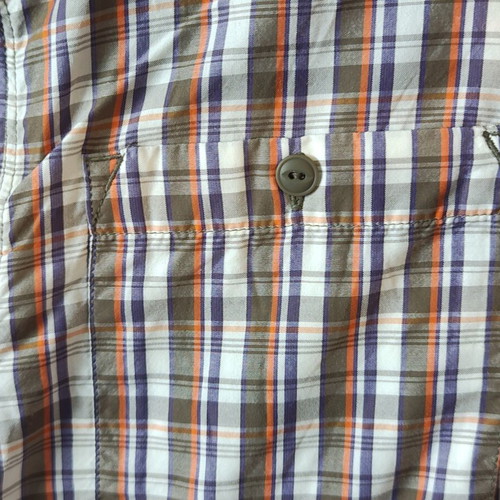 The North Face men's plaid short sleeve shirt size S like new