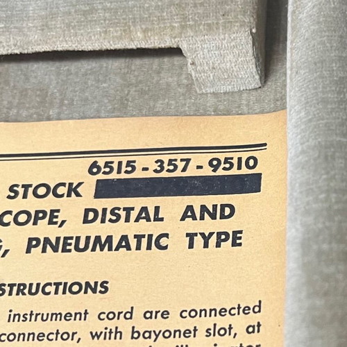 American Proctoscope US Army like new, vintage 50-60s