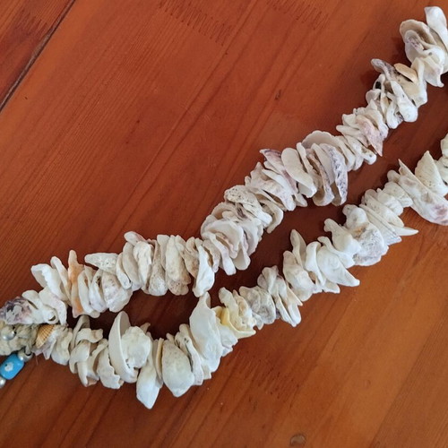 Worry beads made of natural shells handmade