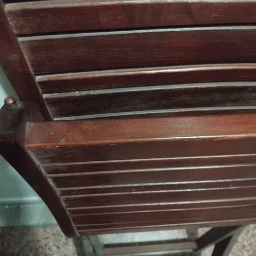 Spot folding armchair Acacia wood like new, set of 2