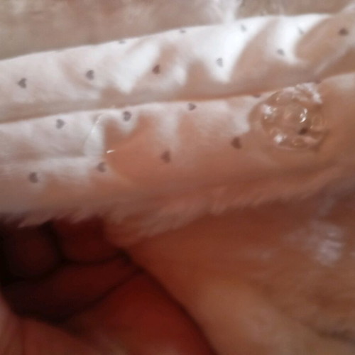 Children's white fur coat new, for 12-month-old girl