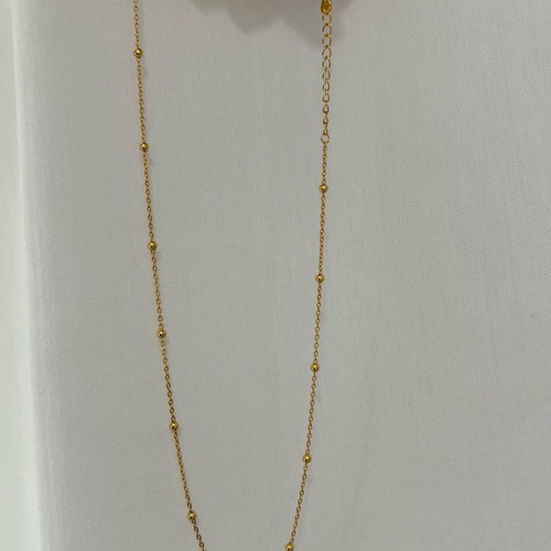 Chain necklace new, 925 silver in gold color