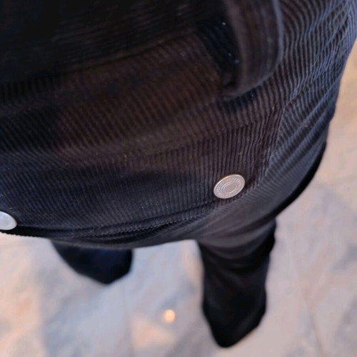 Benetton corduroy pants black straight fit like new