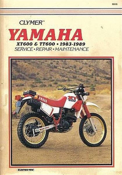  YAMAHA XT600-TT600 Manual tis CLYMER